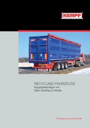 Billenőplatós/billencs félpótkocsikk Kempf SKM 35/3 SHL-LIGHT