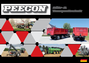 Billenő pótkocsik Peecon Chassis Cargo 25000