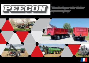 Billenő pótkocsik Peecon Chassis Cargo 25000