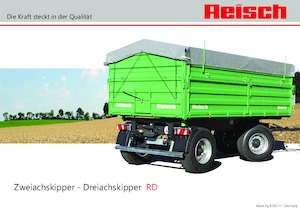 Billenő pótkocsik Reisch RD-8000