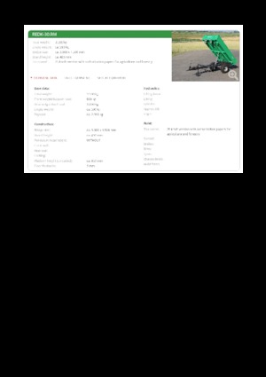 Billenő pótkocsik Reisch REDK-30.RM