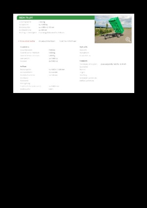 Billenő pótkocsik Reisch REDK-79.LPF