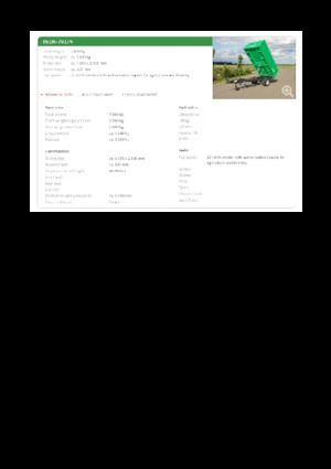 Billenő pótkocsik Reisch REDK-79.LPF