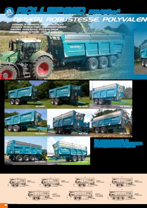 Billenő pótkocsik Rolland ROLLSPEED 6332