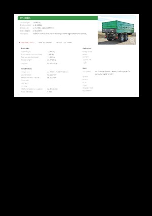 Billenő pótkocsik Reisch RT-130KS