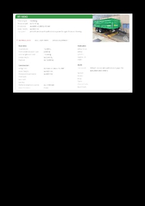 Billenő pótkocsik Reisch RT-160KS