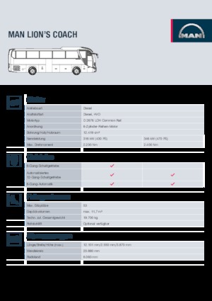Túristabuszok/autóbuszok MAN Lion’s Coach