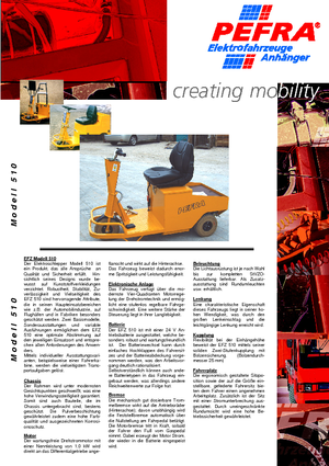 Vontatók PEFRA 510/1.5