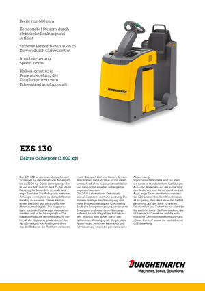 Vontatók Jungheinrich EZS 130