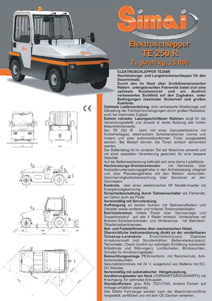 Vontatók Simai TE 250 R