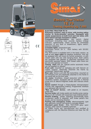 Vontatók Simai TE 70 ac