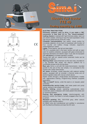 Vontatók Simai TTE 40 ac