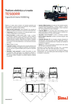 Vontatók Simai TE 500 RR