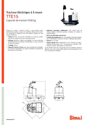 Vontatók Simai TTE 15