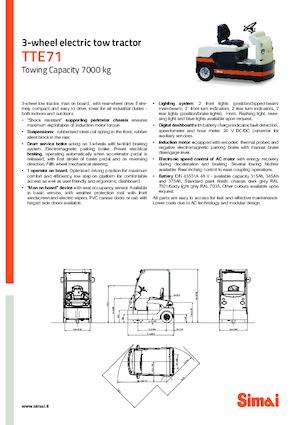 Vontatók Simai TTE 71