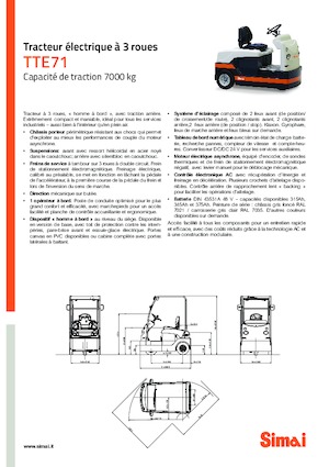 Vontatók Simai TTE 71