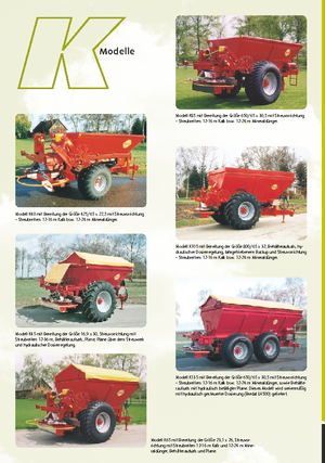 Műrágyaszórók Bredal K 105 LB