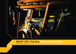 Tehergépkocsira szerelt toronydaruk - merevgém - alulforgó Spierings SK487-AT3