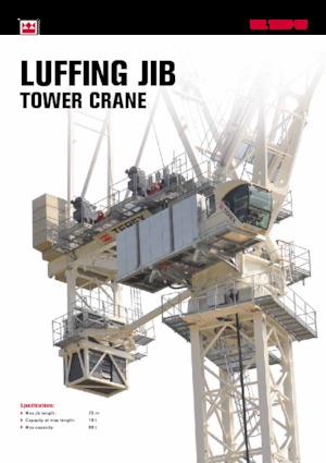 Toronydaruk - merevgém - felülforgó Terex Comedil (Zeppelin) CTL 1600-66