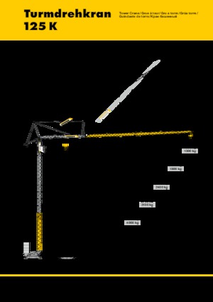 Toronydaruk - merevgém - alulforgó Liebherr 125 K