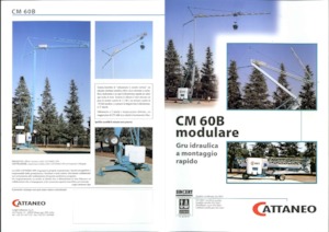 Toronydaruk - merevgém - alulforgó Cattaneo CM 60B