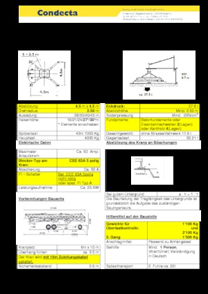 Toronydaruk - merevgém - alulforgó Condecta E 4310