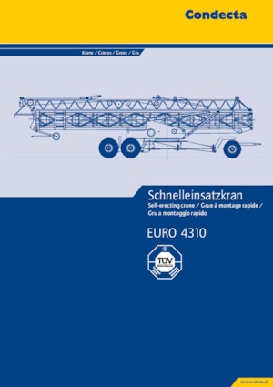 Toronydaruk - merevgém - alulforgó Condecta E 4310
