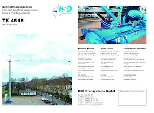 Toronydaruk - merevgém - alulforgó KSD TK 4515 (2,5m)