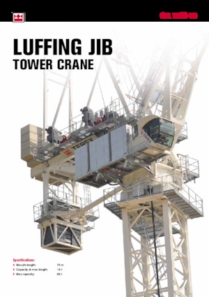 Toronydaruk - merevgém - felülforgó Terex Comedil (Zeppelin) CTL 1600-66