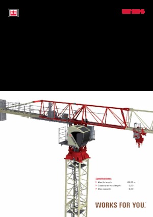 Toronydaruk - merevgém - felülforgó Terex Comedil (Zeppelin) CTT 182-8