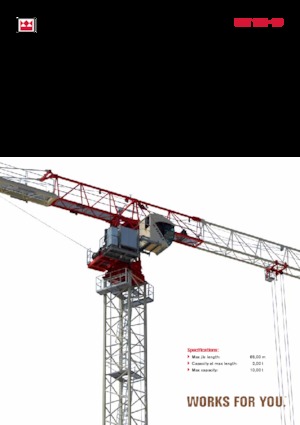 Toronydaruk - merevgém - felülforgó Terex Comedil (Zeppelin) CTT 191-10