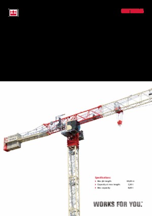 Toronydaruk - merevgém - felülforgó Terex Comedil (Zeppelin) CTT 202-08