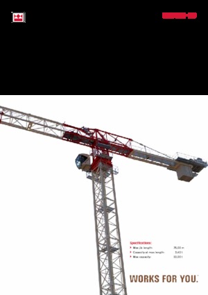 Toronydaruk - merevgém - felülforgó Terex Comedil (Zeppelin) CTT 361-20