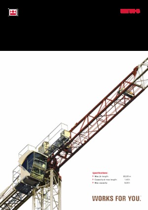 Toronydaruk - merevgém - felülforgó Terex Comedil (Zeppelin) CTT 91-5