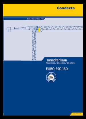 Toronydaruk - merevgém - felülforgó Condecta EURO SSG 160