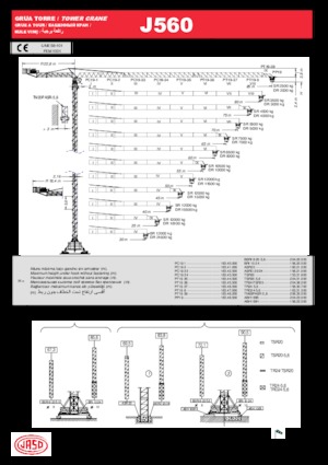 Toronydaruk - merevgém - felülforgó Jaso J560