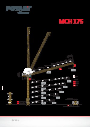 Toronydaruk - merevgém - felülforgó Potain MCH 175