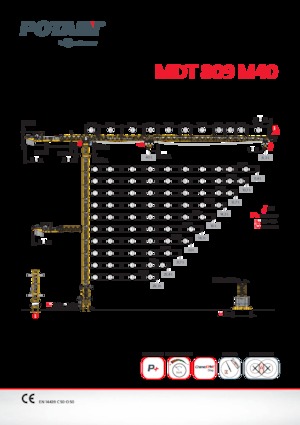 Toronydaruk - merevgém - felülforgó Potain MDT 809 M40