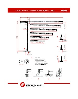 Toronydaruk - merevgém - felülforgó Raimondi MRT 84