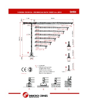 Toronydaruk - merevgém - felülforgó Raimondi SRT 85