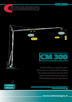 Toronydaruk - merevgém - alulforgó Cattaneo CM 300