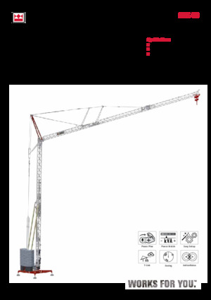 Toronydaruk - merevgém - alulforgó TEREX CRANES CSE 40