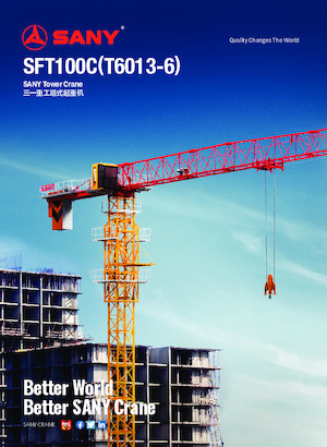 Toronydaruk - merevgém - felülforgó Sany SFT100C 