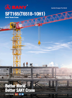 Toronydaruk - merevgém - felülforgó Sany SFT165