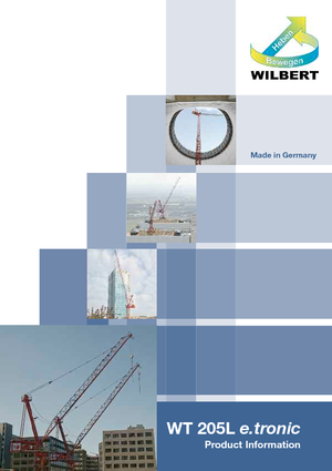 Toronydaruk - billenőgém - felülforgó Wilbert WT 205 L e.tronic