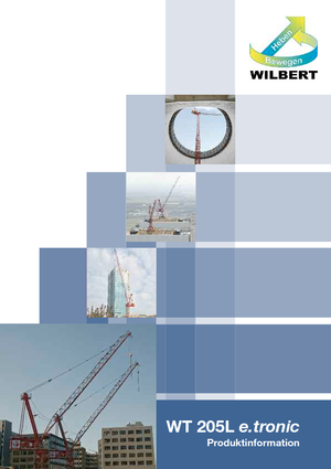 Toronydaruk - billenőgém - felülforgó Wilbert WT 205 L e.tronic