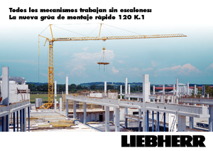 Toronydaruk - merevgém - alulforgó Liebherr 120 K.1 FU