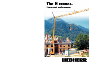 Toronydaruk - merevgém - alulforgó Liebherr 20 H - 2,0-PU