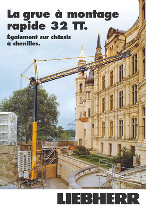 Toronydaruk - merevgém - alulforgó Liebherr 32 TT - 2,5-FU