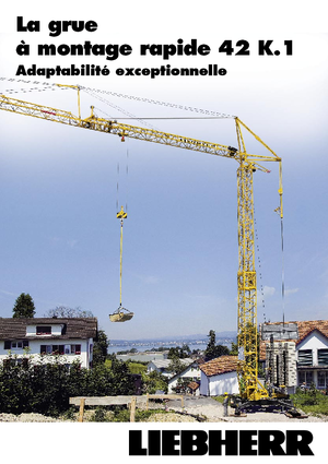 Toronydaruk - merevgém - alulforgó Liebherr 42 K.1 (FU)